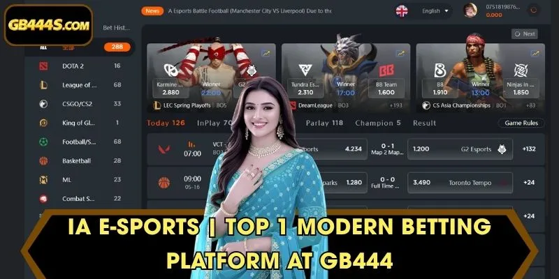 IA E-Sports | Top 1 Modern Betting Platform at GB444
