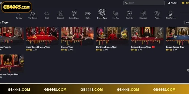 Premium dealer tables create realistic casino entertainment for online players