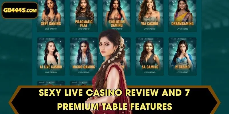 Sexy Live Casino Review and 7 Premium Table Features